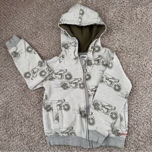 HUDSON | Motorcycle Zip-up Toddler Sweatshirt